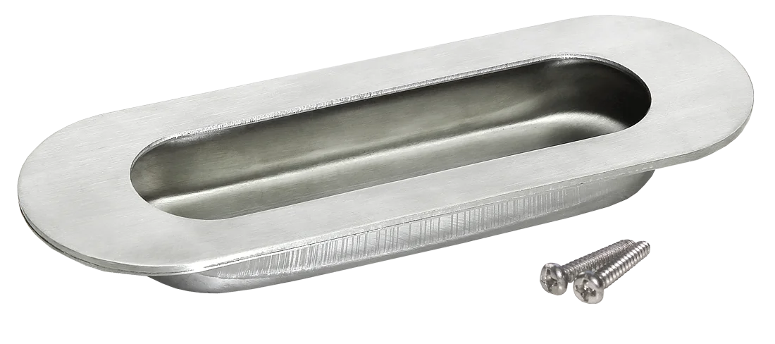 MHS120 SS, ручка для раздвижных дверей, цвет - матовая сталь