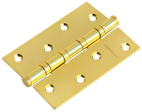 Петля универсальная MS 100X70X2.5-4BB PG стальная, врезная, цвет золото, сталь
