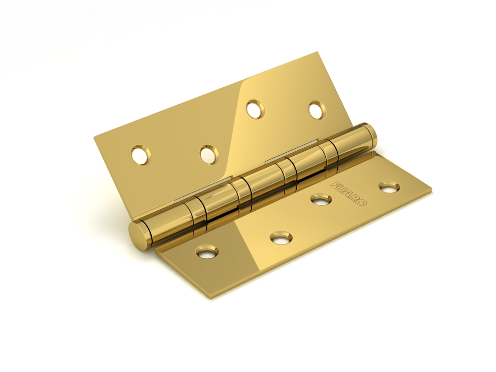Петля Fuaro (Фуаро) универсальная IN4400U PB (4BB 100x75x2,5) латунь
