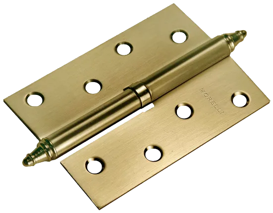 Петля разъемная карточная MS 100X70X2.5 L AB  стальная левая, врезная, цвет бронза, сталь